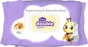 Violeta Double care vlažne maramice – organski med, kamilica, 80/1