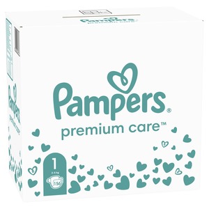 Pampers Premium Care pelene, vel. 1 (2-5 kg), 156 kom