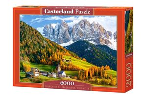 Puzzle 2000 kom - Crkva Sv.Magdalene, Dolomiti