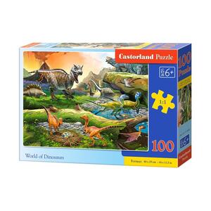 Puzzle 100 kom - Svijet dinosaura