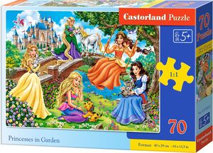 Puzzle 70 kom - Princeze u vrtu
