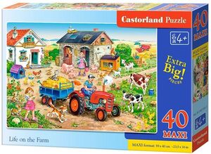 Puzzle 40 kom - Maxi Život na farmi