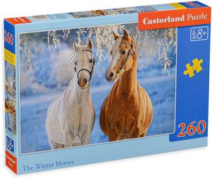 Puzzle 260 kom - Zimski konji
