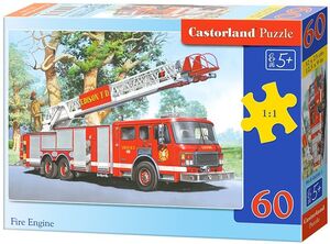 Puzzle 60 kom - Vatrogasno vozilo