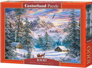 Puzzle 1000 kom - Božić na planini