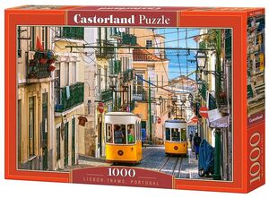 Puzzle 1000 kom - Tramvaji u Lisabonu