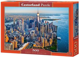 Puzzle 500 kom - Zalazak sunca nad Manhattanom