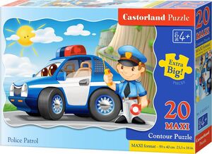 Puzzle 20 kom - Maxi Policijska patrola