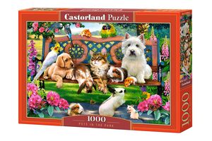 Puzzle 1000 kom - Ljubimci u parku