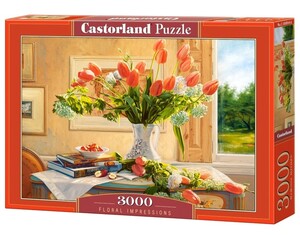 Puzzle 3000 kom - Cvijeće na stolu
