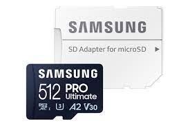 Memorijska kartica microSD Samsung PRO Ultimate 512GB + Adapter, MB-MY512SA/WW