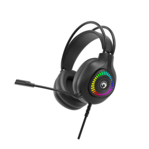 Marvo H8325 RGB, žičane gaming slušalice, crne