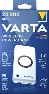 Varta Wireless Power Bank prijenosni punjač 20000 mAh