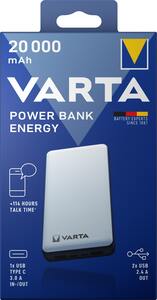 Varta Power Bank Energy prijenosni punjač 20000 mAh