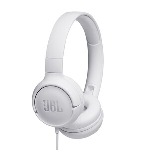 JBL Tune 500, naglavne slušalice, 3,5 mm, bijele