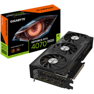 Grafička kartica Gigabyte, nVidia GeForce RTX 4070 Super Windforce OC 12GB GDDR6X, PCIe 4.0, 3x DisplayPort, 1x HDMI (GV-N407SWF3OC-12GD)