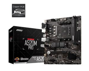 Matična ploča MSI A520M PRO, AMD A520, AM4, mATX