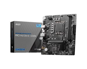 Matična ploča MSI PRO H610M-E DDR4, Intel H610, LGA1700, mATX