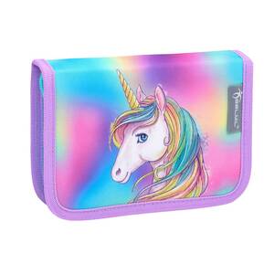 Pernica, puna, 1 zip, Belmil, Unicorn rainbow color