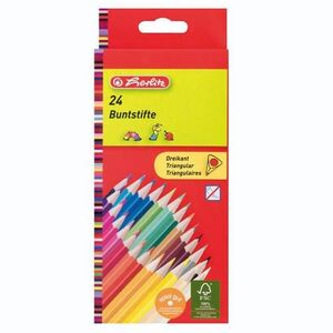 Drvene bojice, Herlitz, trokutaste, 24/1