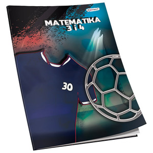 Pisanka matematika za 3 i 4 razred Premium Connect Boy, B5 kvadratići, 48  lista, meki uvez
