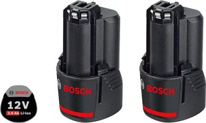 Bosch Professional Professional 2 akumulatora GBA 12 V 3.0 Ah