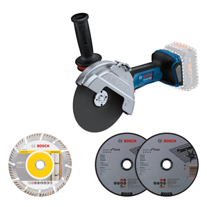 BOSCH Professional Akumulatorska kutna brusilica BITURBO GWS 18V-180 P SET