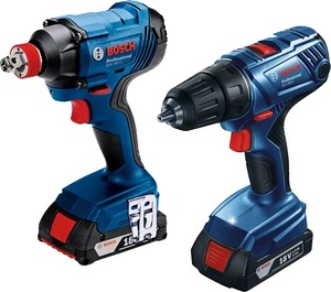 BOSCH Professional set alata GDX 180-LI + GSR 180-LI + 2 x GBA 18V 1.5Ah + AL 1814 CV u kutiji za alat