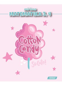 Pisanka matematika 3 i 4, TARGET, B5 kvadratići, 48 listova, meko izdanje