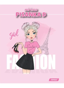 Pisanka D, TARGET mirisna, B5 linije, 48 lista, meki uvez