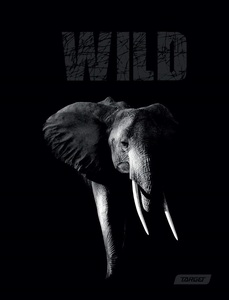 Bilježnica, Target Animal Wild, A4, kvadratići, 52 lista, meki uvez