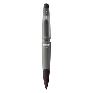 Tehnička olovka  0,5 + gumica, MILAN, CAPSULE SLIM, crna