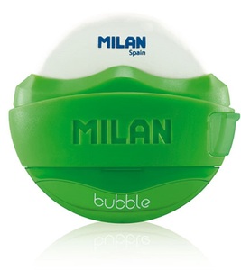 Gumica+šiljilo, MILAN, Bubble, zelena