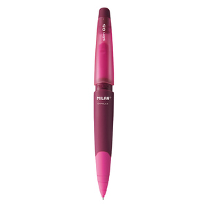 Tehnička olovka  0,5 + gumica, MILAN, CAPSULE SLIM, roza
