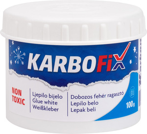 Ljepilo bijelo, KARBOFIX, u dozi 100 g, 1 kom