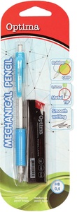 Tehnička olovka 0,5, OPTIMA, Grippy sort boja + mine 0,5, plava