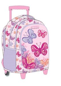 Školski ruksak, s kotačima, Connect, Butterfly