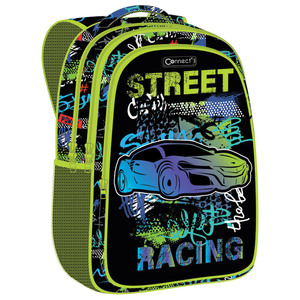 Školski ruksak, anatomski, Connect, Street Racing