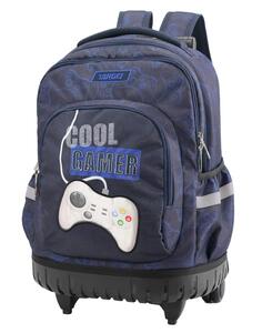 Školski ruksak, ergonomski, s kotačićima, Target, Gamer Pro