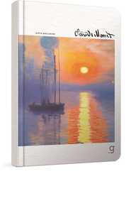 Bilježnica Monet, A4 kvadratići, tvrdi uvez