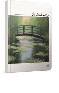 Bilježnica Monet, A4 kvadratići, tvrdi uvez