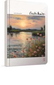 Bilježnica Monet, A4 kvadratići, tvrdi uvez