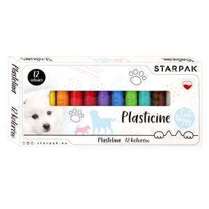 Plastelin, Starpak, 12 komada, Doggy