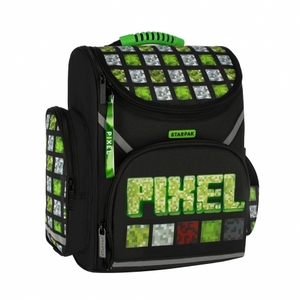 Školska torba, ergonomska, Starpak, PIXEL GREEN