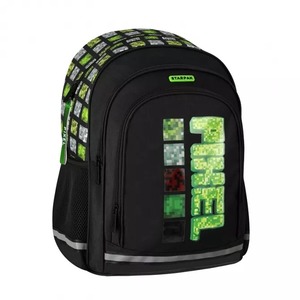 Školski ruksak, ergonomski, Starpak, STK-14 PIXEL GREEN