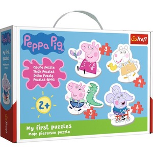 Trefl baby puzzle Peppa Pig (3,4,5,6) 36086