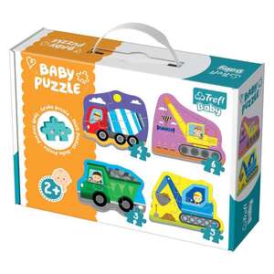 Trefl baby puzzle vozila (3,4,5,6) 36075