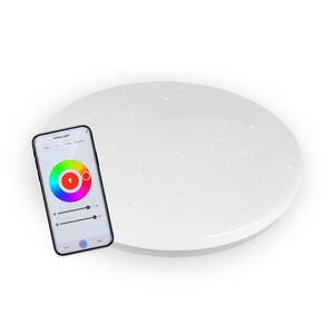 COMMEL LED smart WiFi plafonjera 36W, 49cm, zvjezdano nebo