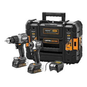 DEWALT akumulatorski set alata (aku udarna bušilica DCD805+aku udarni odvijač DCF850) 18V, 2x1.7Ah, punjač i TSTAK - DCK200ME2GT-QW