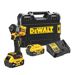 DEWALT akumulatorski udarni odvijač 18V, 1/2", 406NM, 2x5Ah, TSTAK i punjač